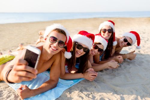 When decorating your home for Christmas, think back to your favourite Christmas adventures on the beach.