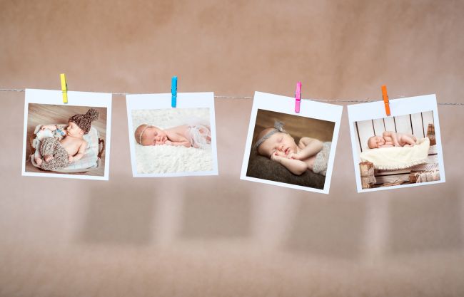 The clothesline is an interesting way of displaying and using photography.