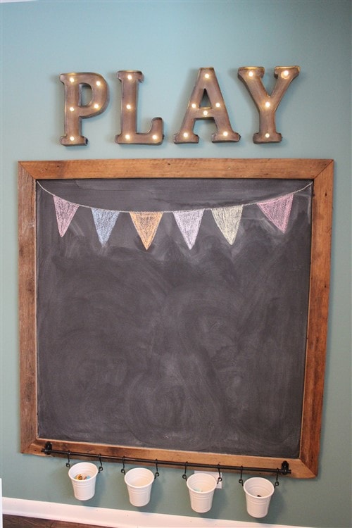 Budget Decorating Ideas For Kids Bedrooms - Play Chalkboard