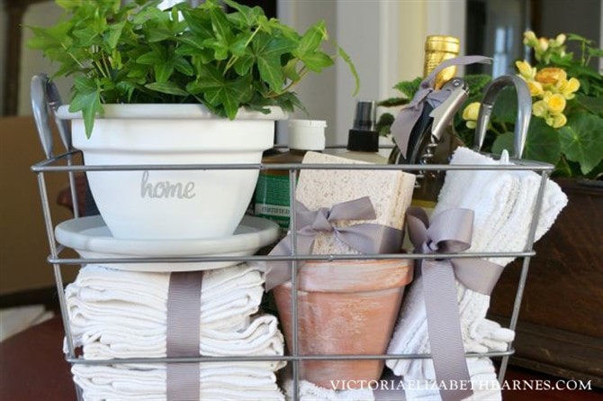 Housewarming Gift Ideas - Cleaning Supplies And Wine