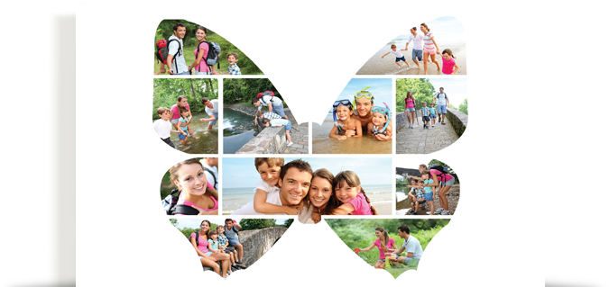 Silhouette Image Collage - Canvas Printers Online Pty Ltd