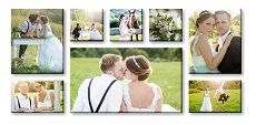 Canvas Print Wall Displays - (2) 40 x 50cm & (2) 40 x 25cm & (3) 25 x 25cm & (1) 85 x 50cm