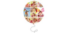 Silhouette Image Collage - Birthday Balloon